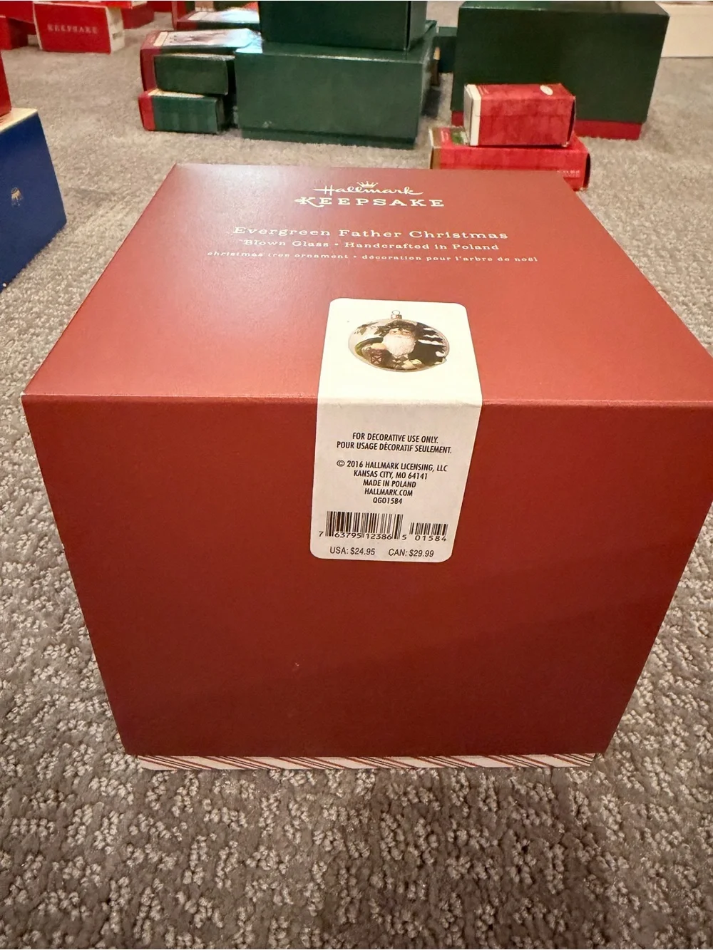 Hallmark Evergreen Father Ornament